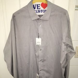 Smoke Grey Calvin Klein Shirt